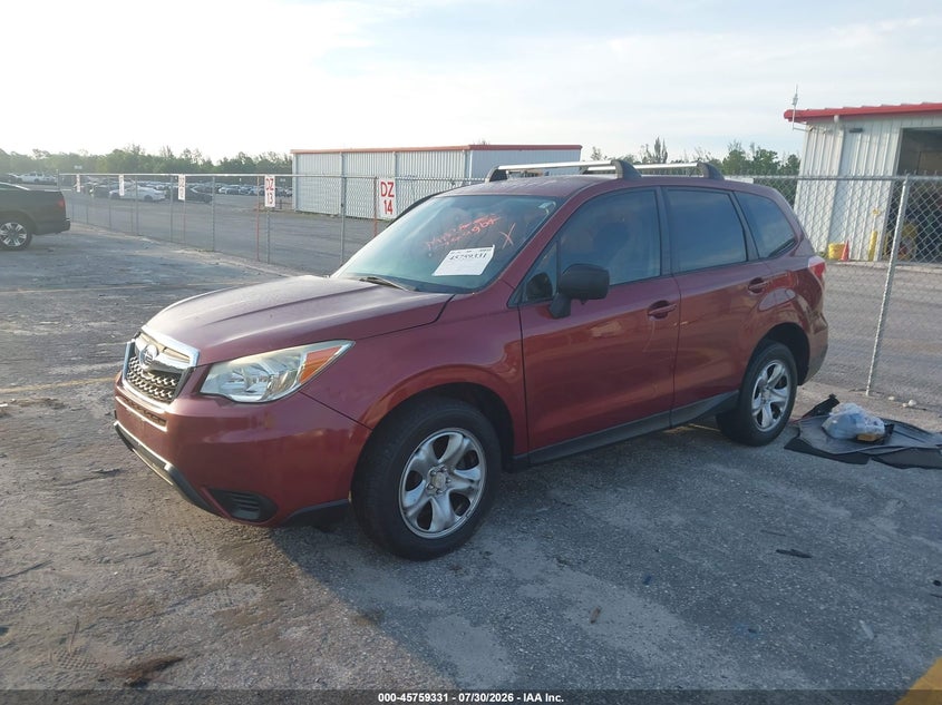 Vin: jf2sjaac6fh839098, lot: 46258053, subaru forester 2.5i 20152