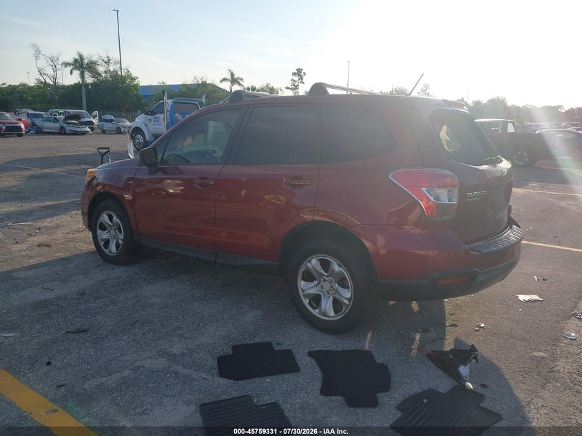 Vin: jf2sjaac6fh839098, lot: 46258053, subaru forester 2.5i 20153