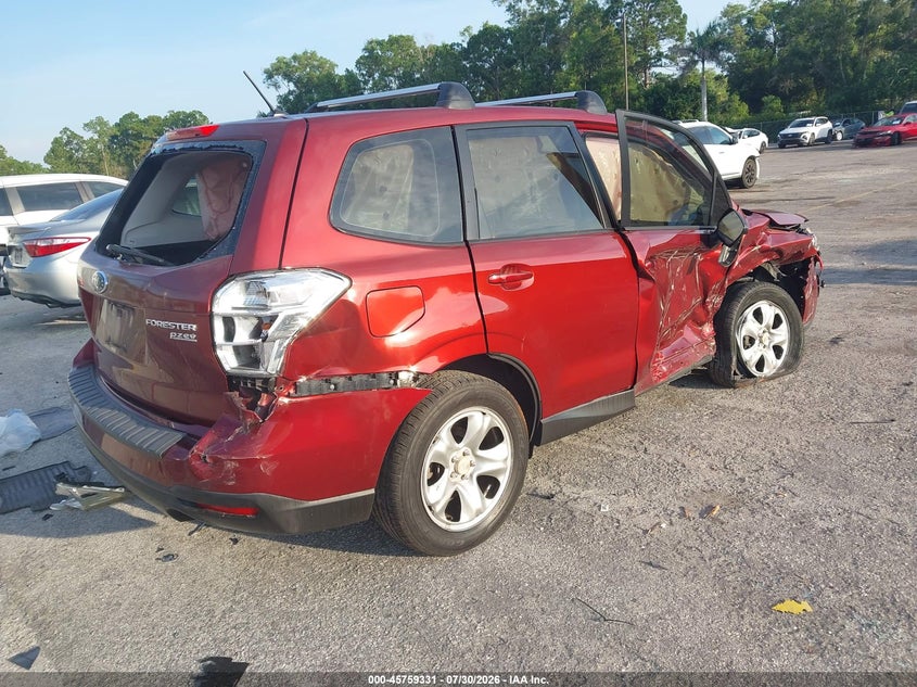 Vin: jf2sjaac6fh839098, lot: 46258053, subaru forester 2.5i 20154