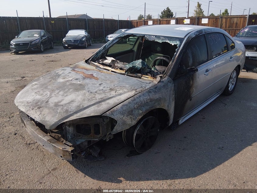 Vin: 2g1wf5e37c1243363, lot: 46258064, chevrolet impala ls 20122