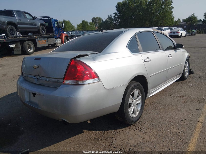 Vin: 2g1wf5e37c1243363, lot: 46258064, chevrolet impala ls 20124