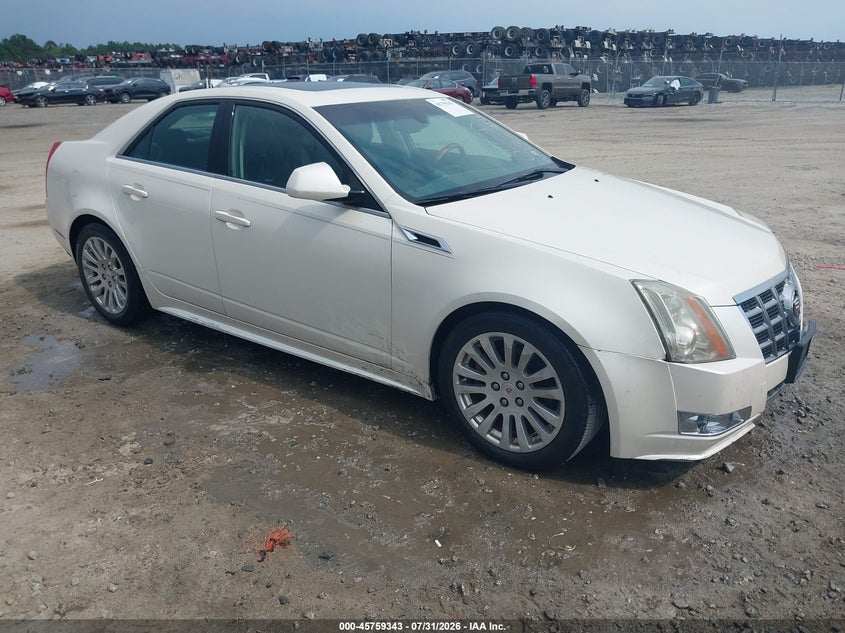 2013 Cadillac Cts Premium, Износ, IAAI, VIN 1G6DP5E3XD0120104