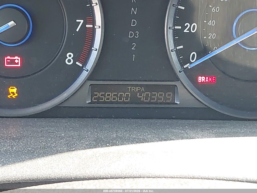 2010 HONDA ACCORD CROSSTOUR auction photo 7