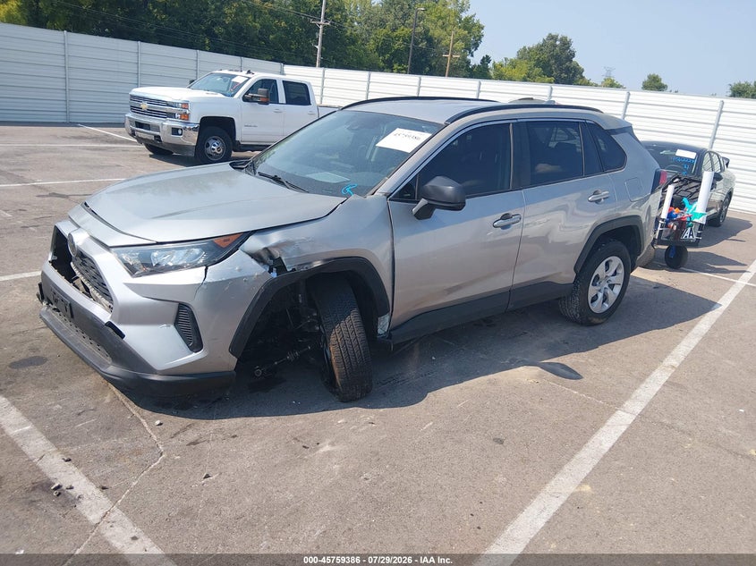 Vin: jtmh1rfv7kd500224, lot: 46258108, toyota rav4 le 20192