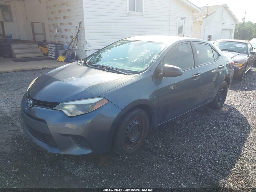 2014 TOYOTA COROLLA SEDAN 1.8L I-4 DOHC, VVT, 132HP