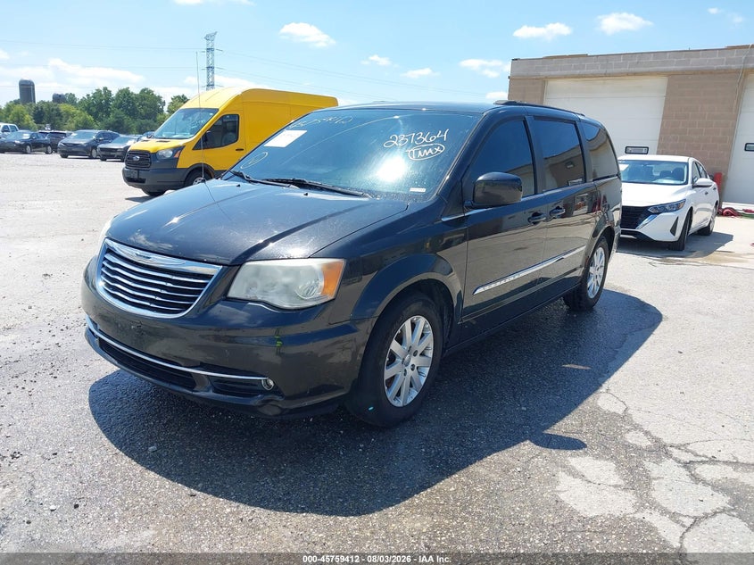 Vin: 2c4rc1bgxer237364, lot: 46258163, chrysler town & country touring 20142