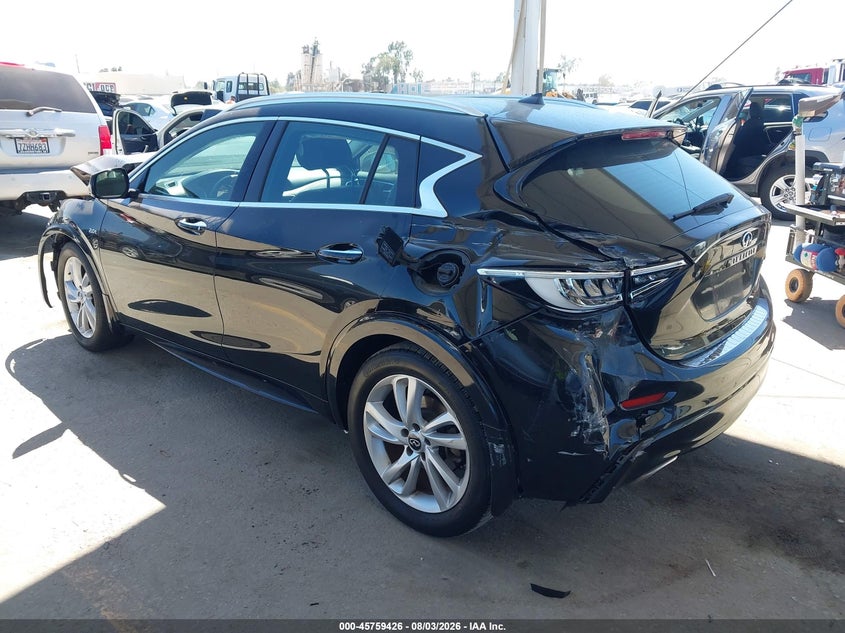 Vin: sjkch5cp1ja057344, lot: 46258175, infiniti qx30 premium 20183