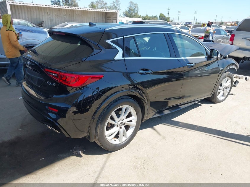 Vin: sjkch5cp1ja057344, lot: 46258175, infiniti qx30 premium 20184