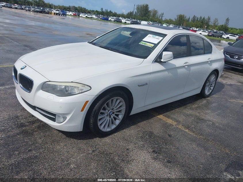 2012 BMW 5er, Обычный износ, IAAI, VIN WBAFR7C51CC810012 — фото 2