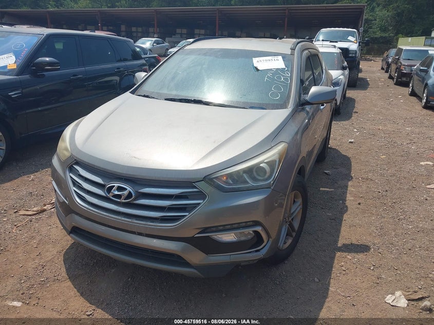 2017 Hyundai Santa Fe, Normal Wear & Tear, IAAI, VIN 5NMZU3LB9HH001864 — photo 2