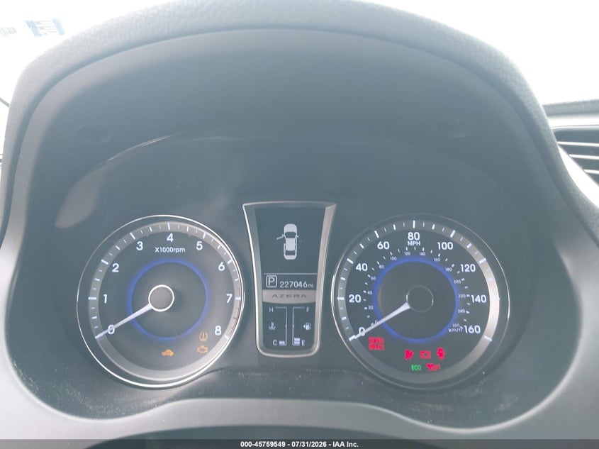 2014 HYUNDAI AZERA auction photo 7