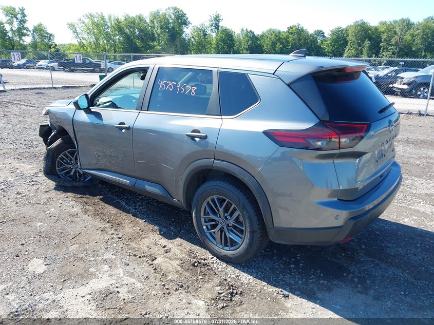 Vin: 5n1bt3ab2sc836634, lot: 46258327, nissan rogue s intelligent awd 20253