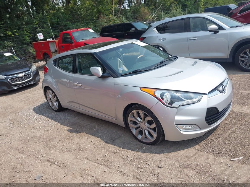 Vin: kmhtc6ad1cu071239, lot: 46258364, hyundai veloster base w/gray 2012 img_1