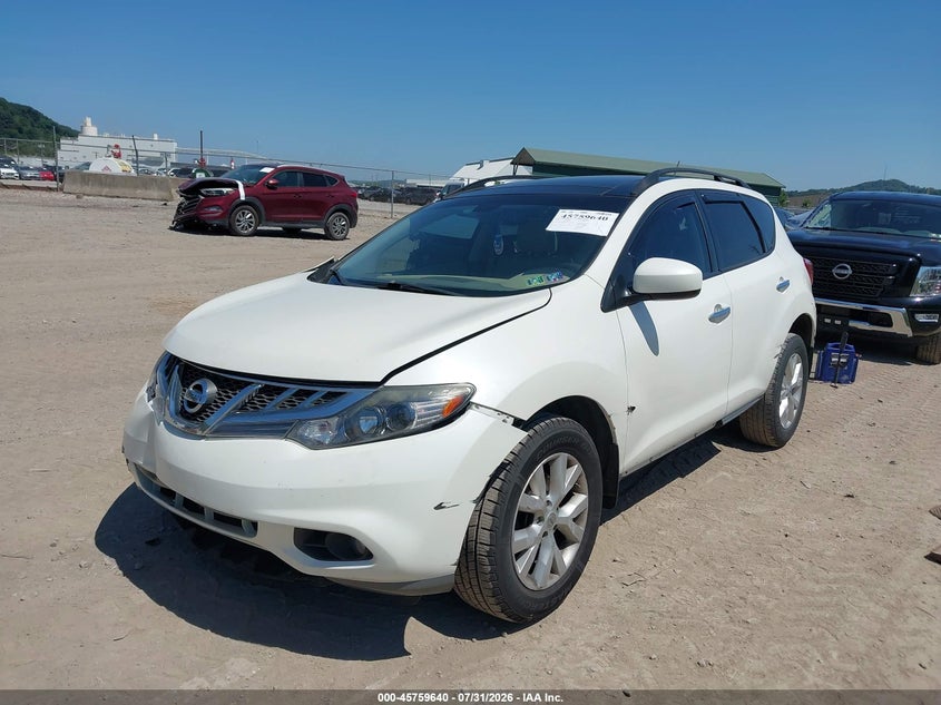 Vin: jn8az1mw6ew502731, lot: 46258389, nissan murano sl 20142