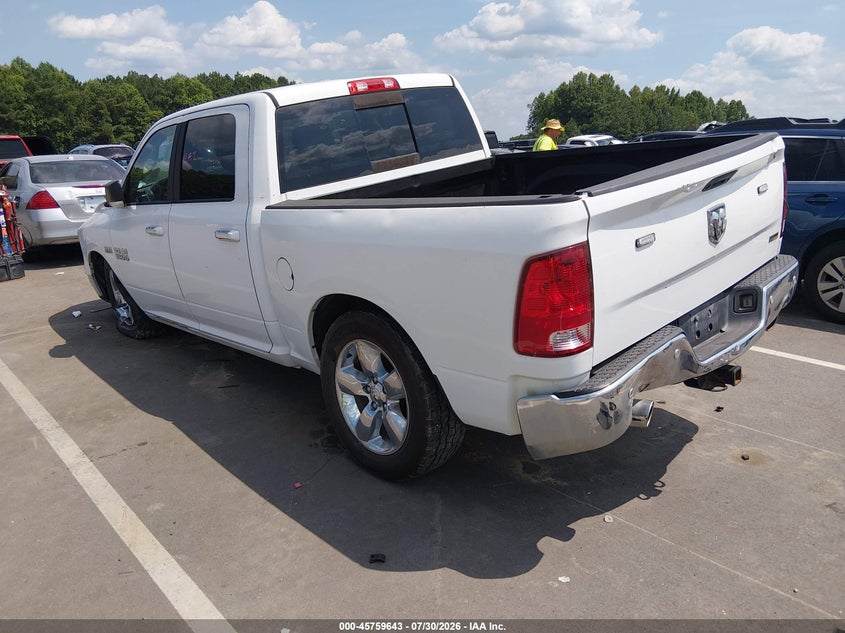 Vin: 3c6rr7lt4gg201506, lot: 46258392, ram 1500 big horn 20163