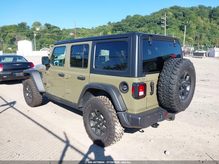 Vin: 1c4pjxdg6tw186852, lot: 46258403, jeep wrangler willys 4x4 20263