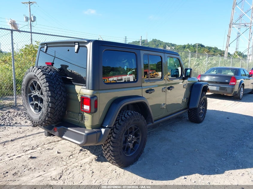Vin: 1c4pjxdg6tw186852, lot: 46258403, jeep wrangler willys 4x4 20264