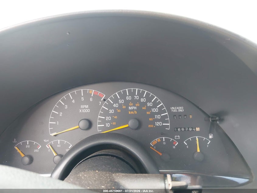 1997 PONTIAC FIREBIRD COUPE 3.8L V-6 200HP
