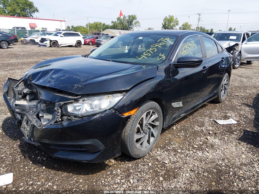 Vin: 19xfc2f71he058963, lot: 46258425, honda civic ex 20172