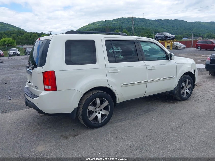 Vin: 5fnyf4h99fb072921, lot: 46258426, honda pilot touring 20154