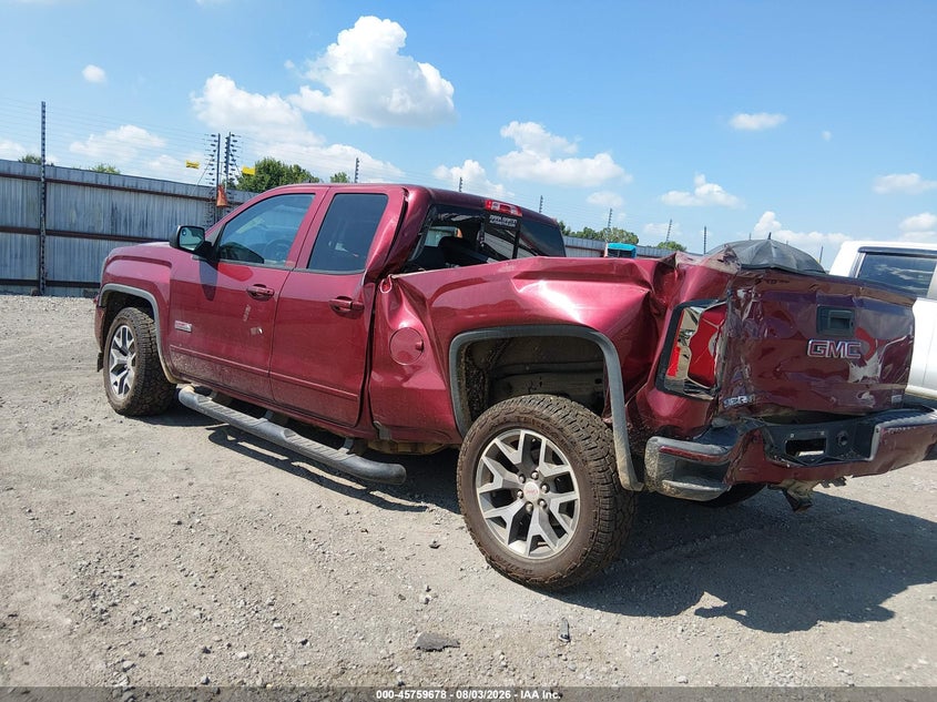 Vin: 1gtv2necxhz205610, lot: 46258427, gmc sierra 1500 slt 20173