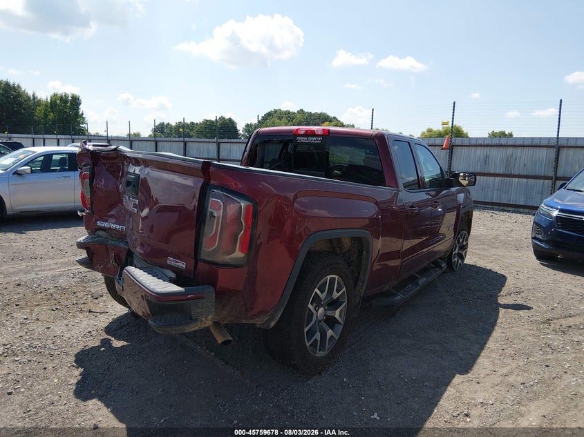 Vin: 1gtv2necxhz205610, lot: 46258427, gmc sierra 1500 slt 20174