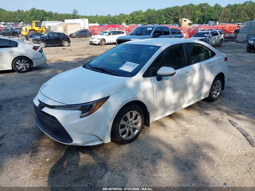 Vin: 5yfb4mdexsp293151, lot: 46258453, toyota corolla le 20252