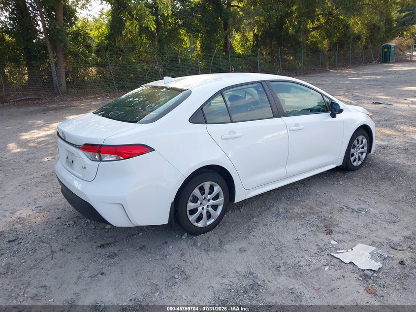 Vin: 5yfb4mdexsp293151, lot: 46258453, toyota corolla le 20254