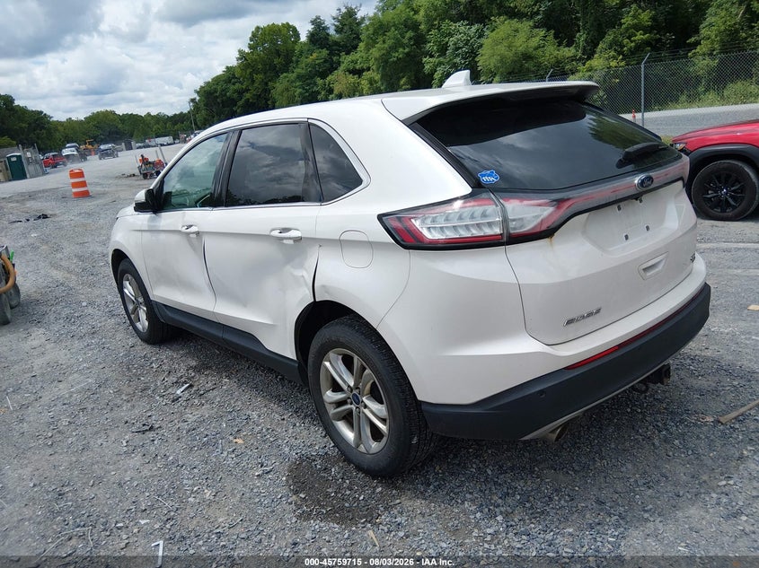 Vin: 2fmpk4j85gbb48038, lot: 46258465, ford edge sel 20163
