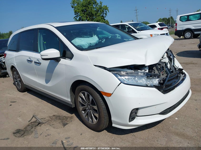 Vin: 5fnrl6h64pb062099, lot: 46258480, honda odyssey ex-l 2023 img_1