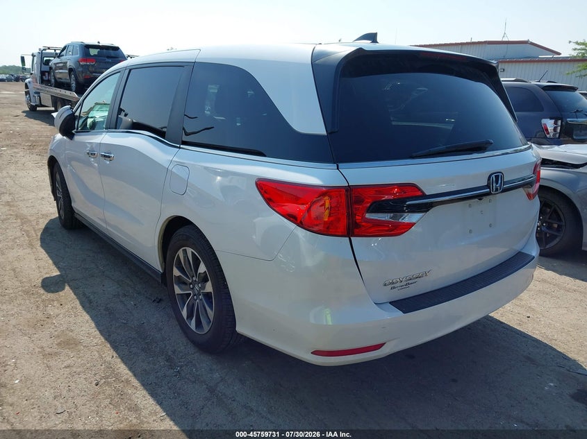 Vin: 5fnrl6h64pb062099, lot: 46258480, honda odyssey ex-l 20233