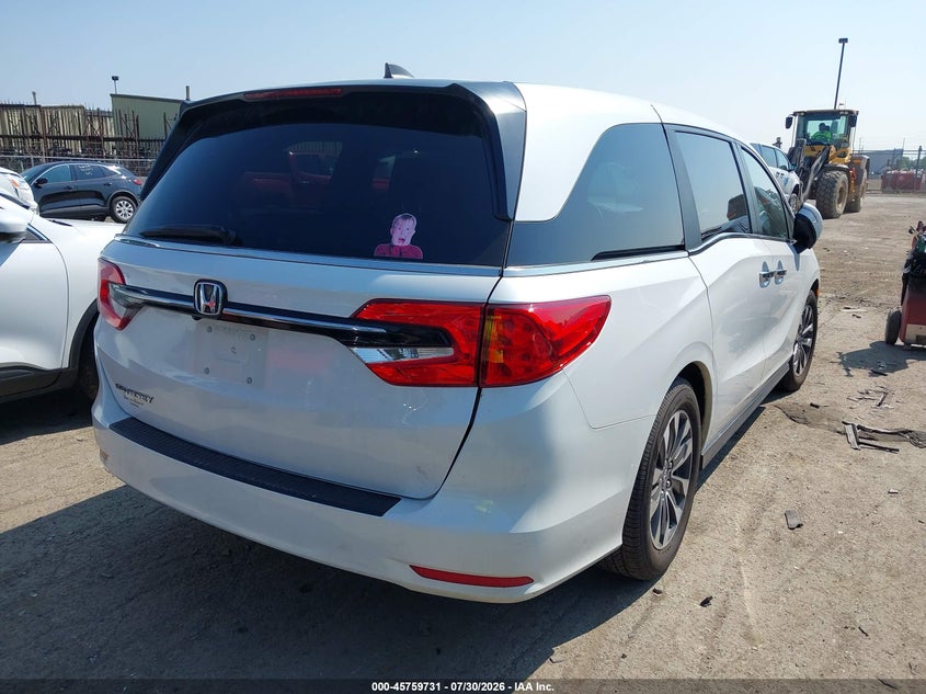 Vin: 5fnrl6h64pb062099, lot: 46258480, honda odyssey ex-l 20234