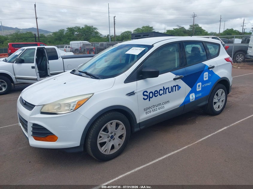 Vin: 1fmcu0f77fub74506, lot: 46258484, ford escape s 20152