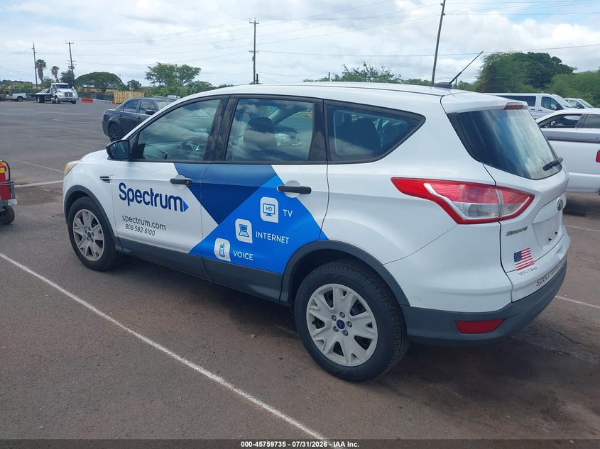 Vin: 1fmcu0f77fub74506, lot: 46258484, ford escape s 20153