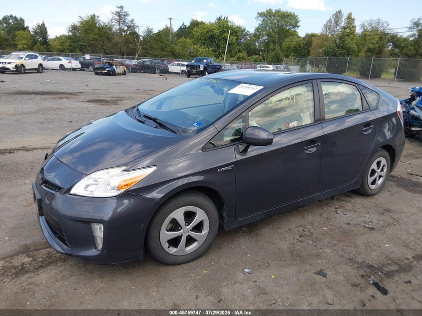 Vin: jtdkn3du4f1898419, lot: 46258496, toyota prius three 20152