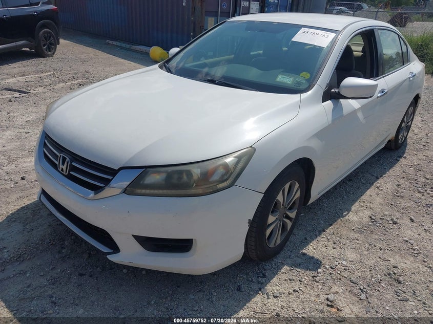 Vin: 1hgcr2f34ea055652, lot: 46258501, honda accord lx 20142