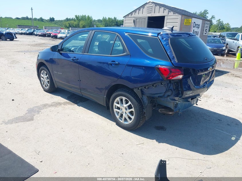 Vin: 3gnaxseg4pl147685, lot: 46258503, chevrolet equinox awd ls 20233