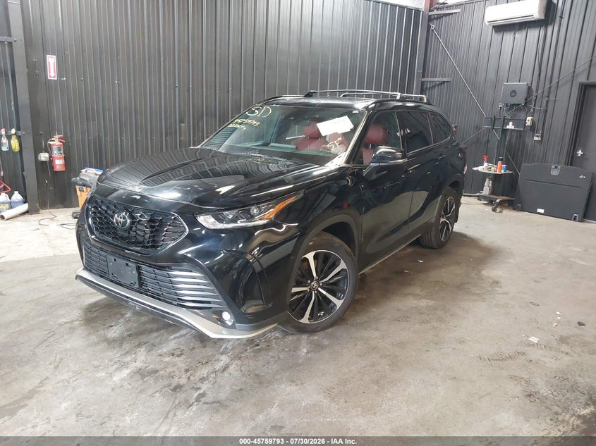 Vin: 5tdlzrbh3ns183215, lot: 46258542, toyota highlander xse 20222