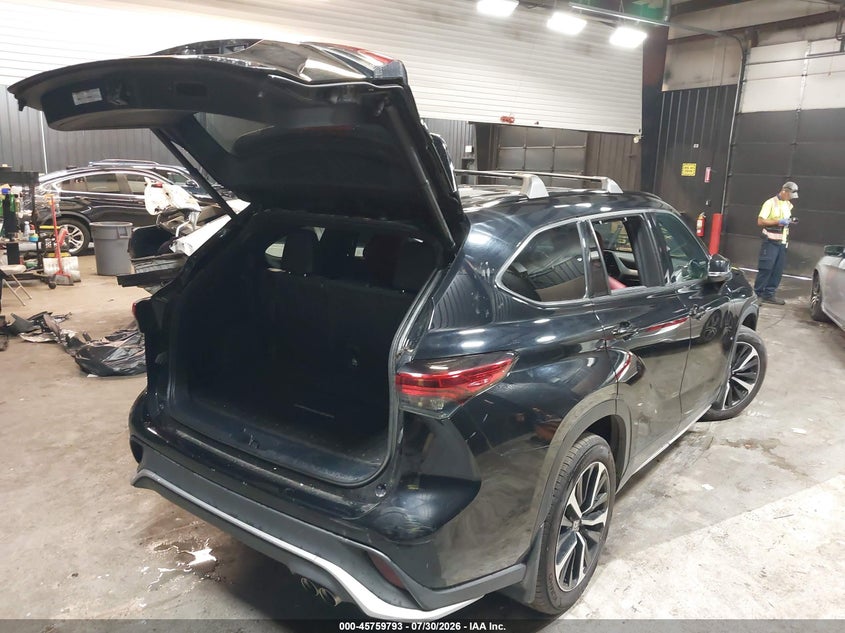 Vin: 5tdlzrbh3ns183215, lot: 46258542, toyota highlander xse 20224