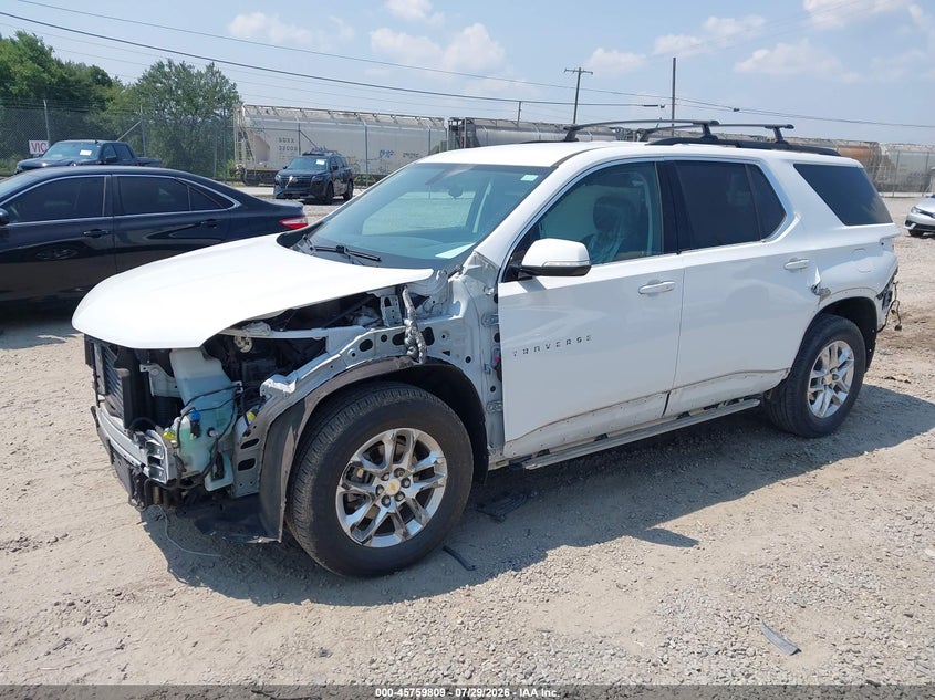 Vin: 1gnevgkw2kj153811, lot: 46258558, chevrolet traverse 1lt 20192