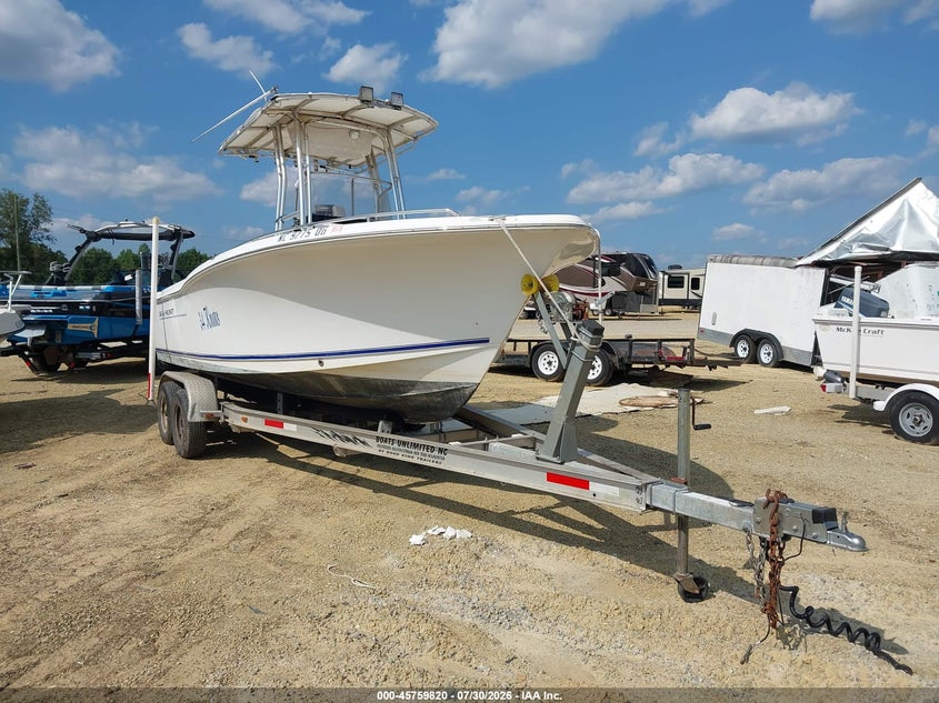 2008 SEA HUNT BOAT & 2010 ROADKING TRAILER auction photo 1