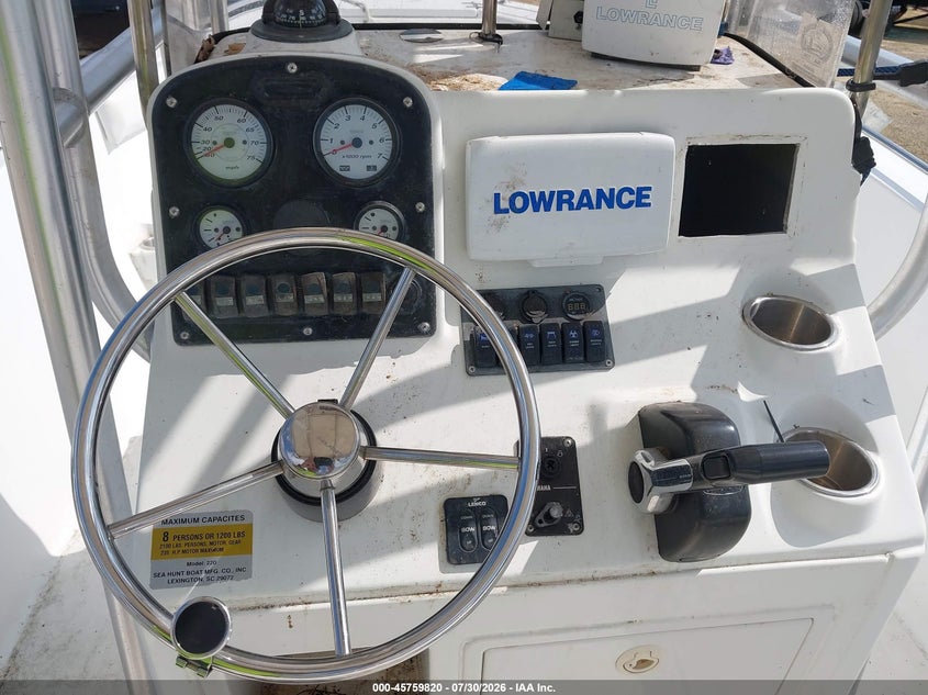 2008 SEA HUNT BOAT & 2010 ROADKING TRAILER auction photo 7