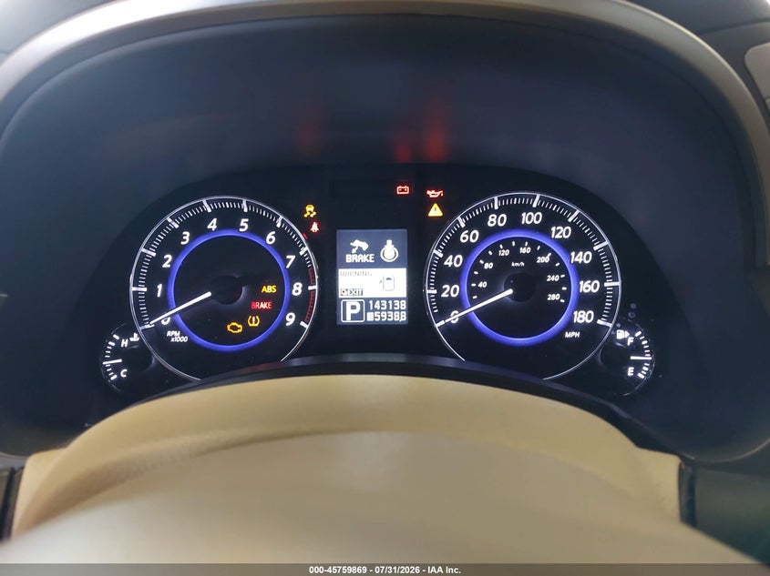 2014 INFINITI QX70 auction photo 7