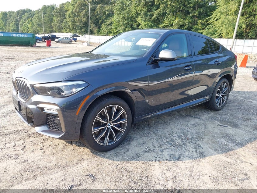 Vin: 5uxcy8c03l9b64800, lot: 46258627, bmw x6 m50i 20202