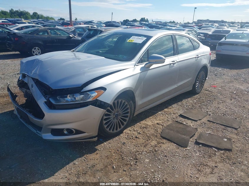 Vin: 3fa6p0k95fr162206, lot: 46258637, ford fusion titanium 20152