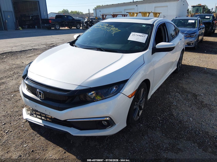 Vin: 19xfc1f38le220183, lot: 46258646, honda civic ex 20202