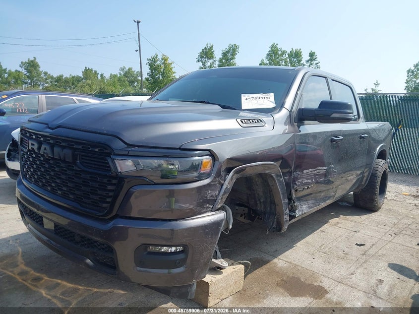 Vin: 1c6srffp0tn241920, lot: 46258655, ram 1500 big horn  4x4 5'7 box 20262