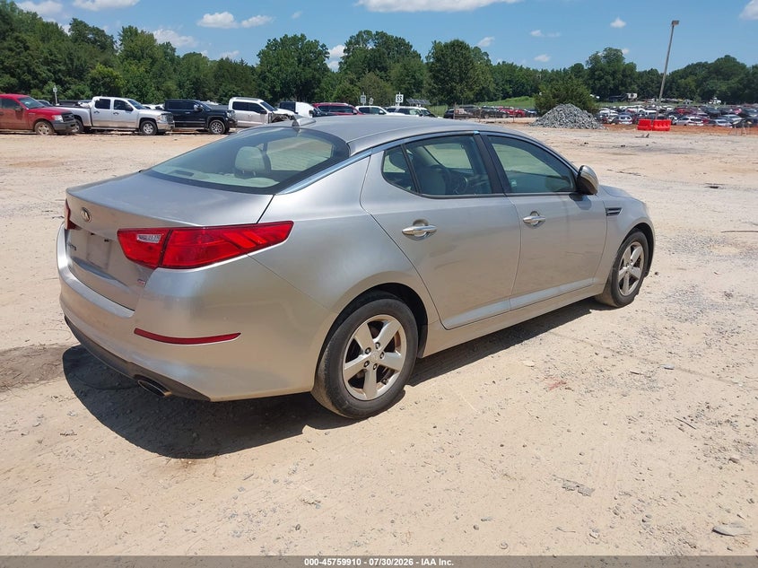 Vin: 5xxgm4a7xfg474843, lot: 46258659, kia optima lx 20154