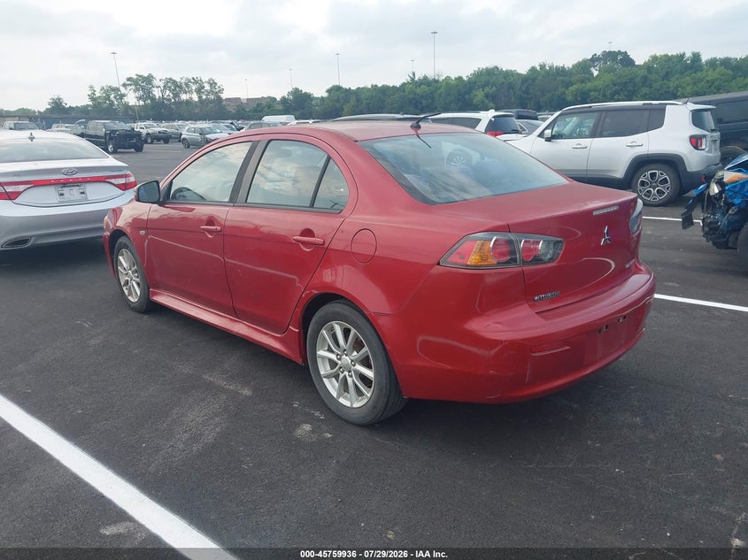 Vin: ja32u2fu8gu007038, lot: 46258685, mitsubishi lancer es 20163