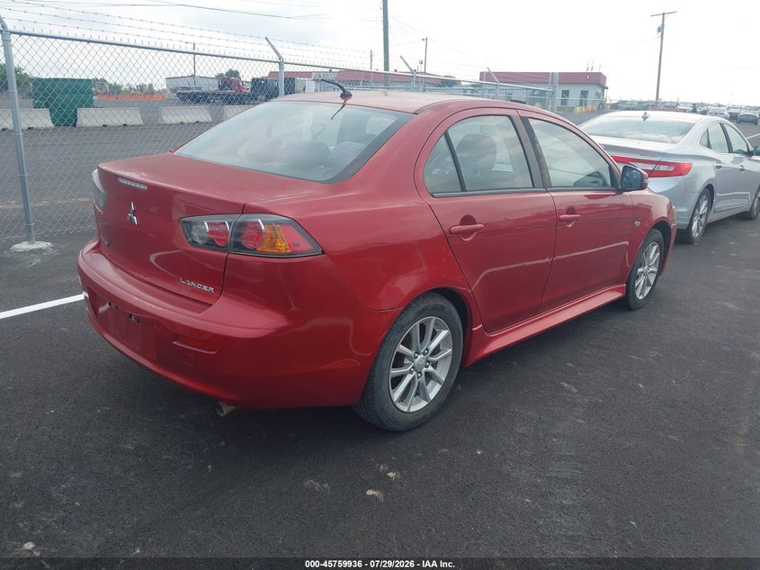 Vin: ja32u2fu8gu007038, lot: 46258685, mitsubishi lancer es 20164
